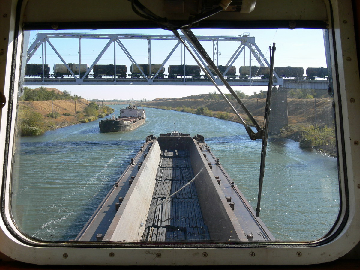 Троицк, 7704. View from wheelhouses and bridge wings