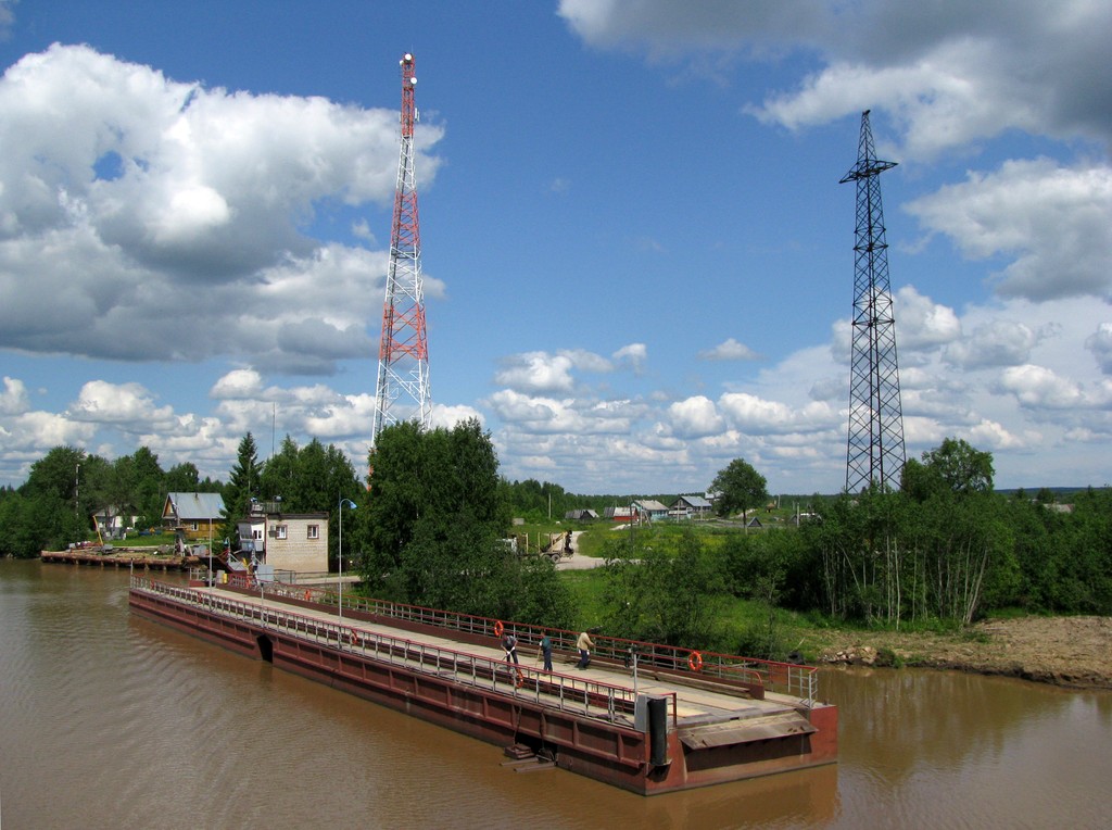 Плавмост. Volga-Baltic waterway