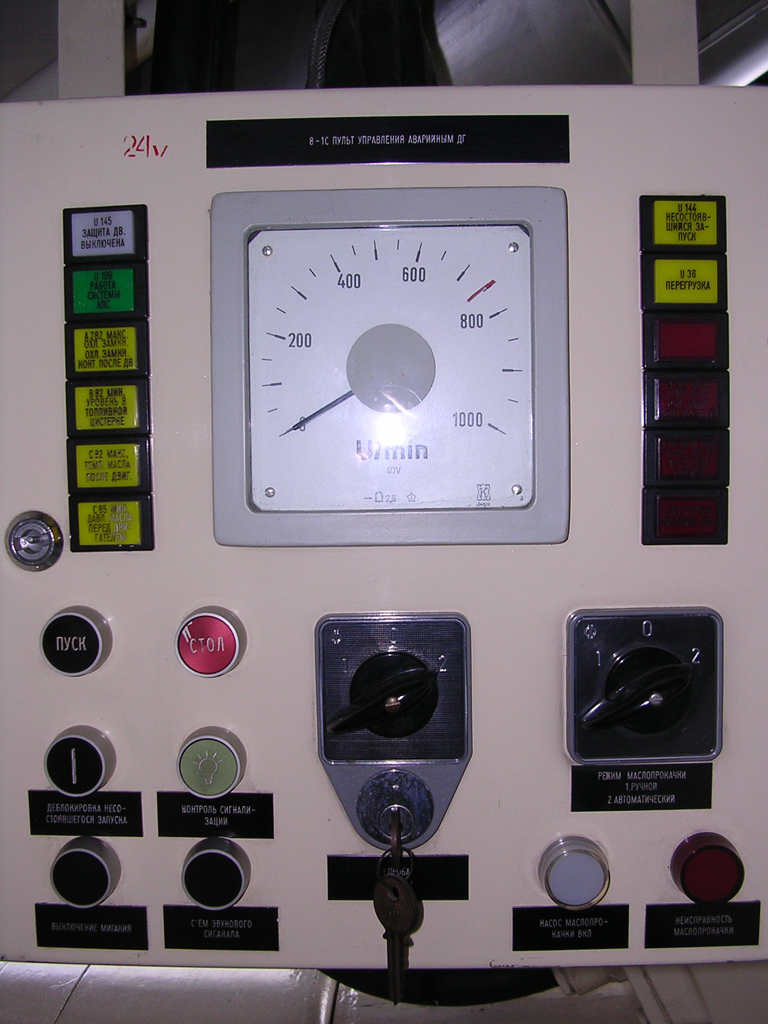 Лев Толстой. Wheelhouses, Control panels