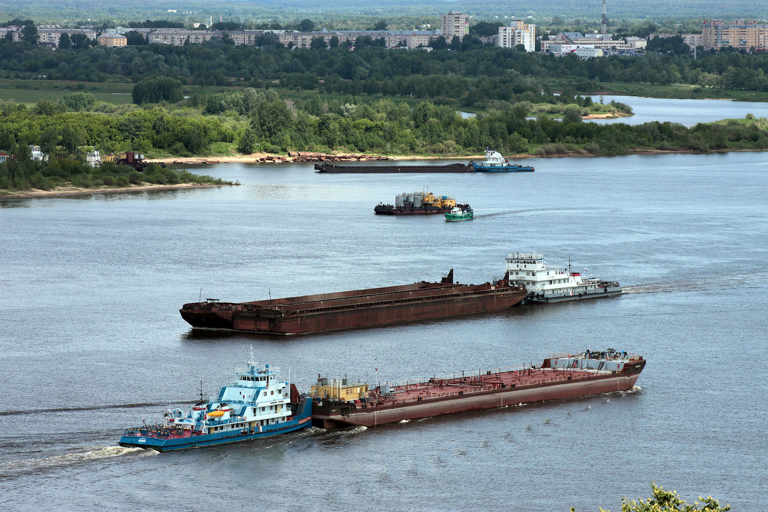 Капитан А.Топаев, Секция-213, Секция-164, Наливная-621, МН-41, Речной-39, Диспетчер, ОТ-2426