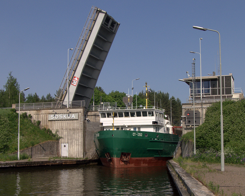 СТ-1352. Finland, Шлюз Соскуа