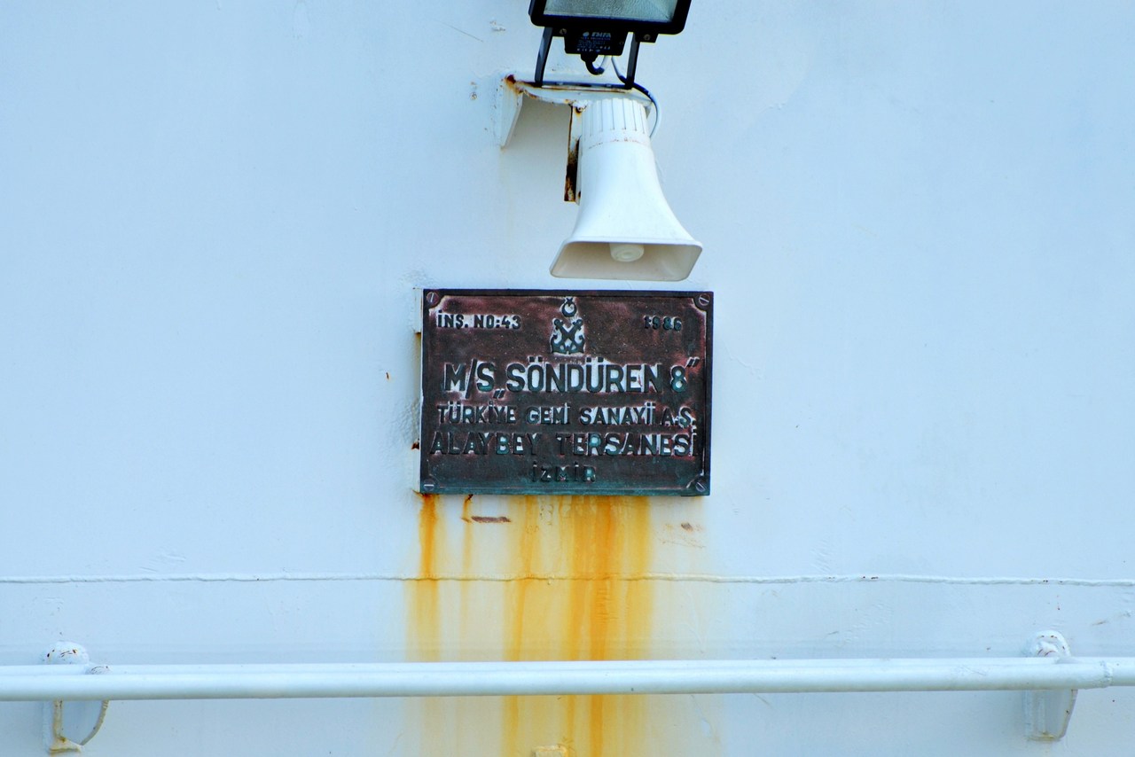 Söndüren 8. Shipbuilder's Makers Plates