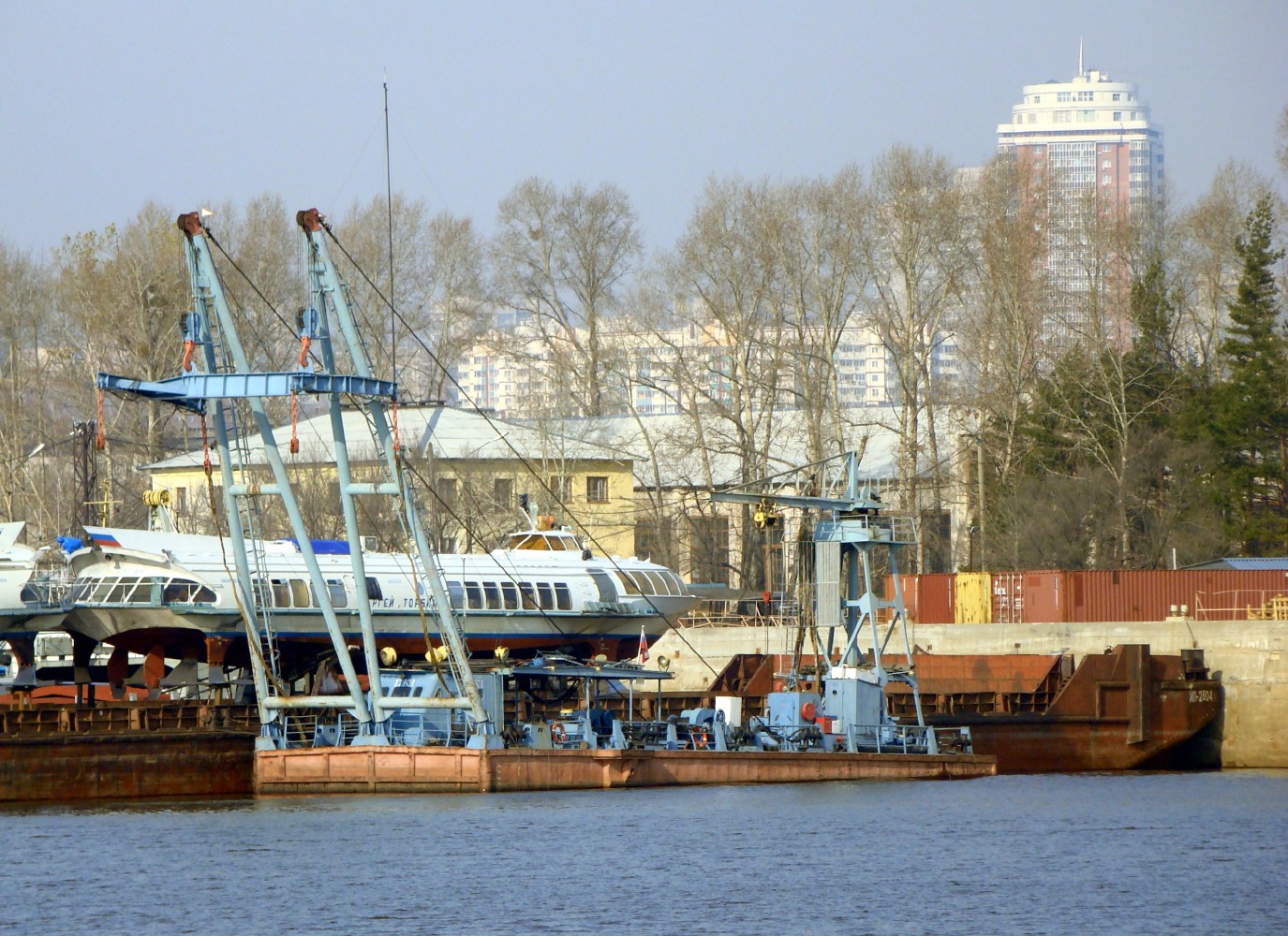 Сергей Торбин, Плавкран-1