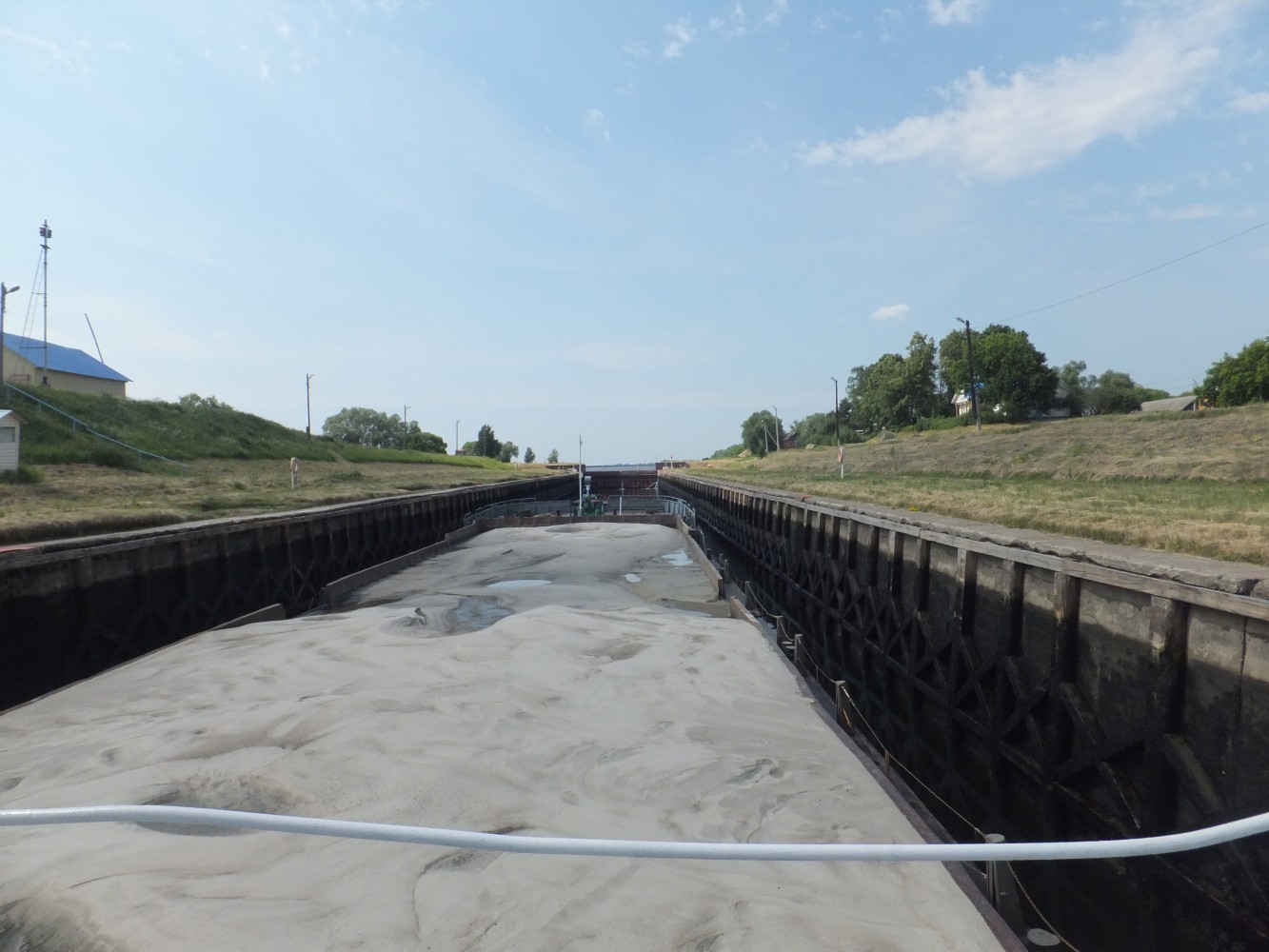 Гидроузел «Белоомут», View from wheelhouses and bridge wings