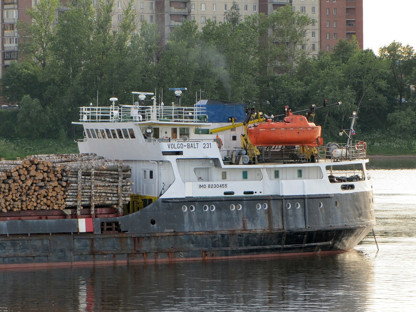 Волго-Балт 231. Vessel superstructures