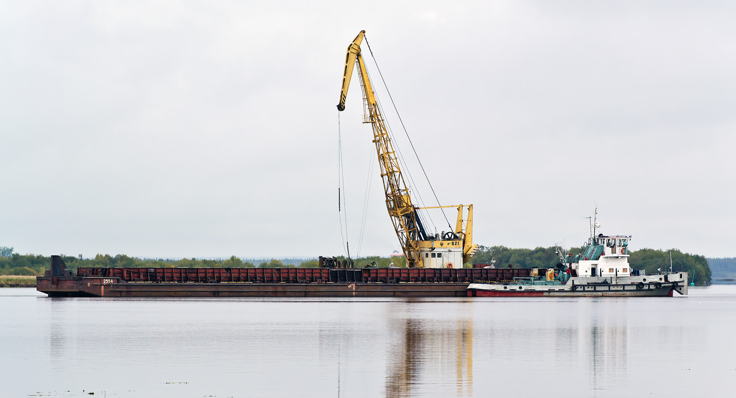 2554, Плавкран-621, Парголово