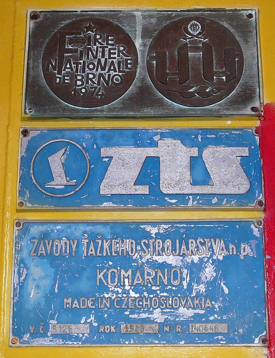 ПЧС-450-22. Shipbuilder's Makers Plates