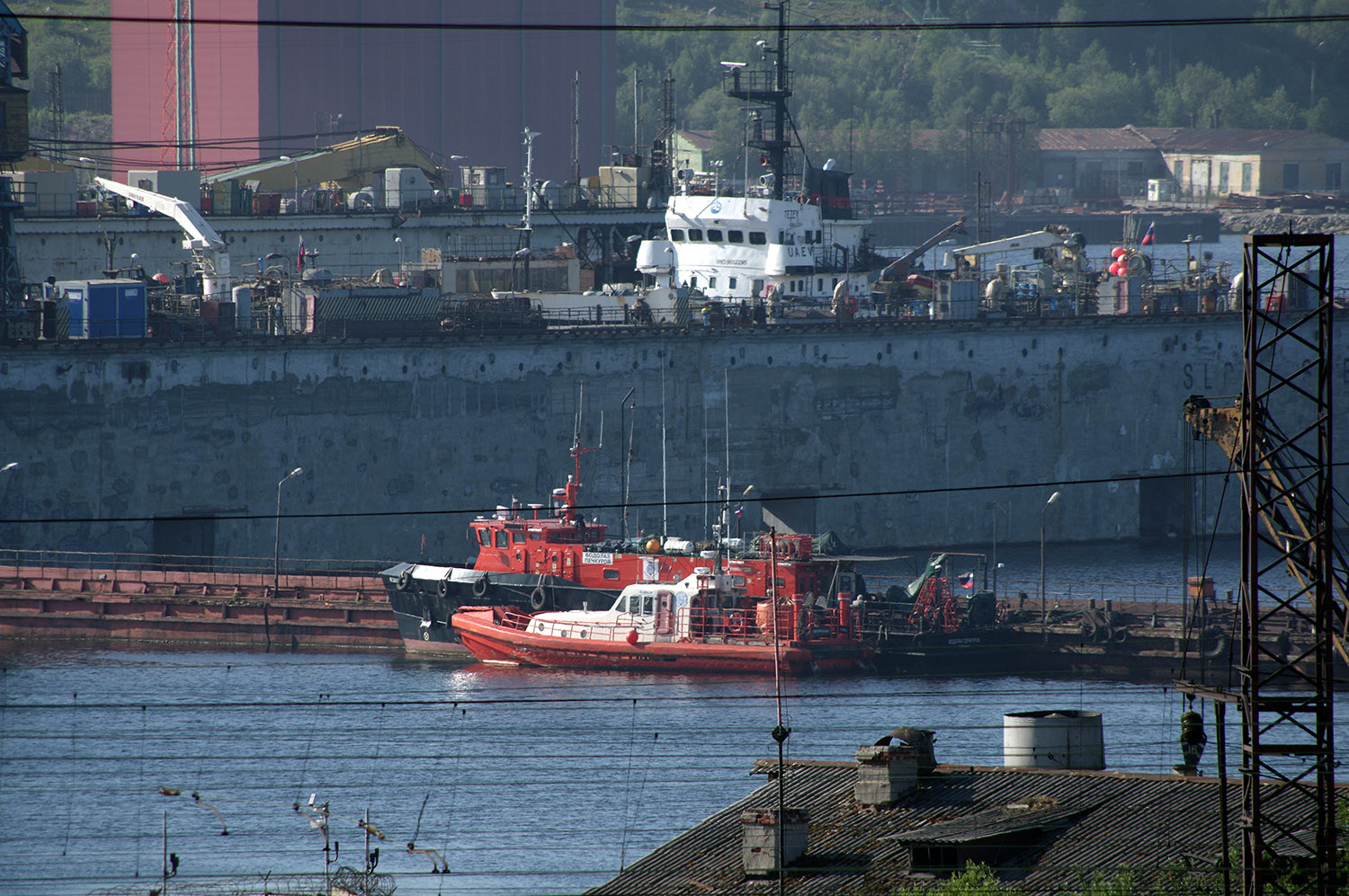 Водолаз Печкуров, ПД-2, Тезей. Unidentified ships