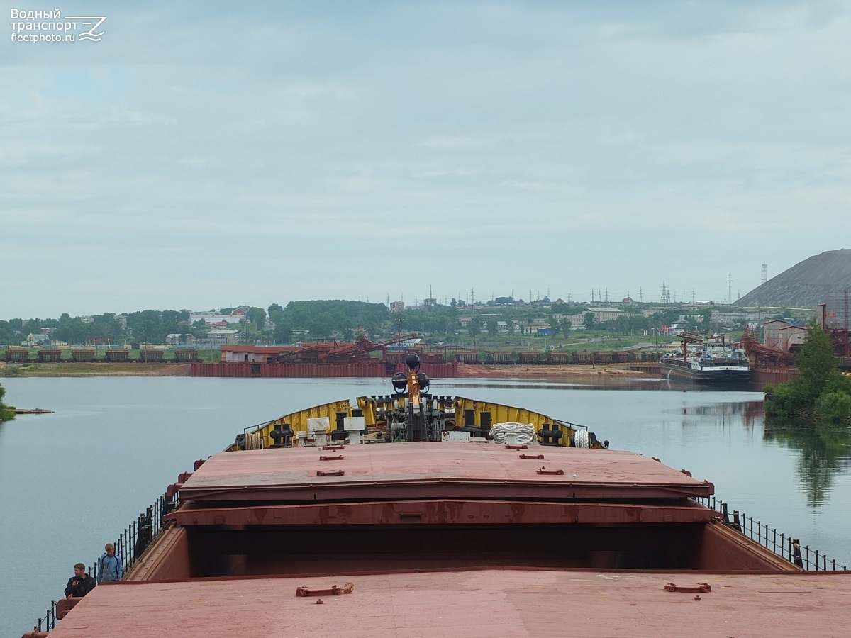 Волго-Дон 103. View from wheelhouses and bridge wings, Камское водохранилище