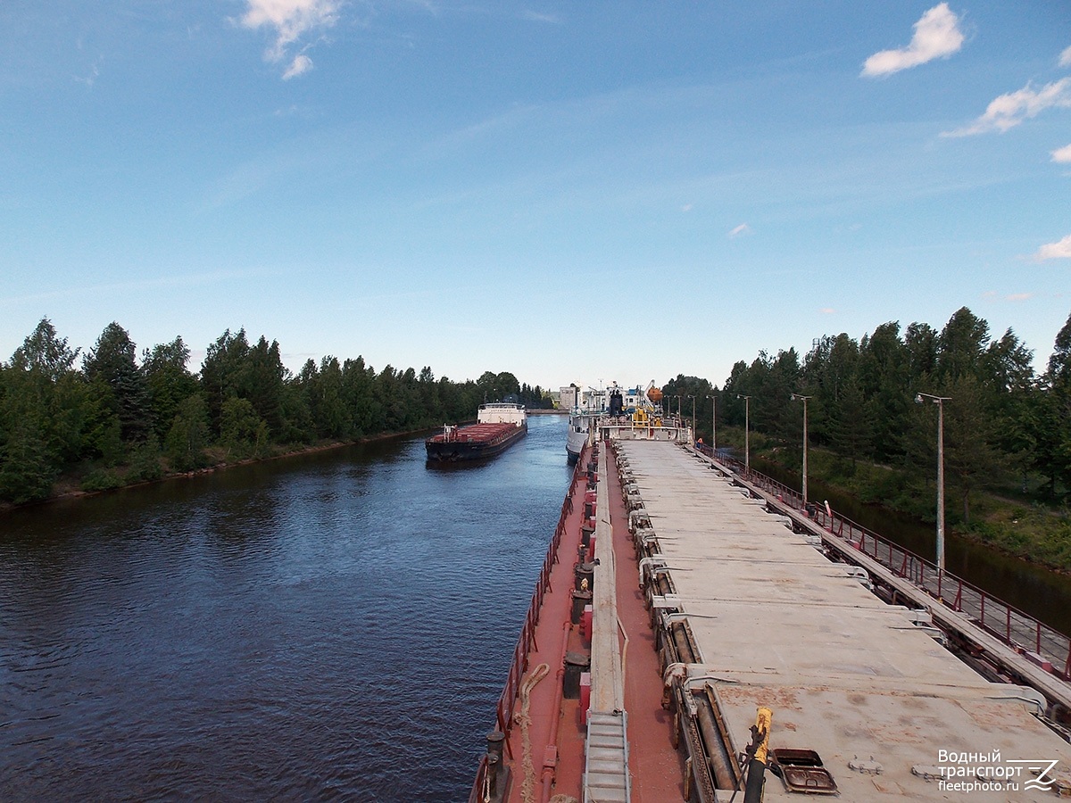 Шлюз №1 ВБК, View from wheelhouses and bridge wings