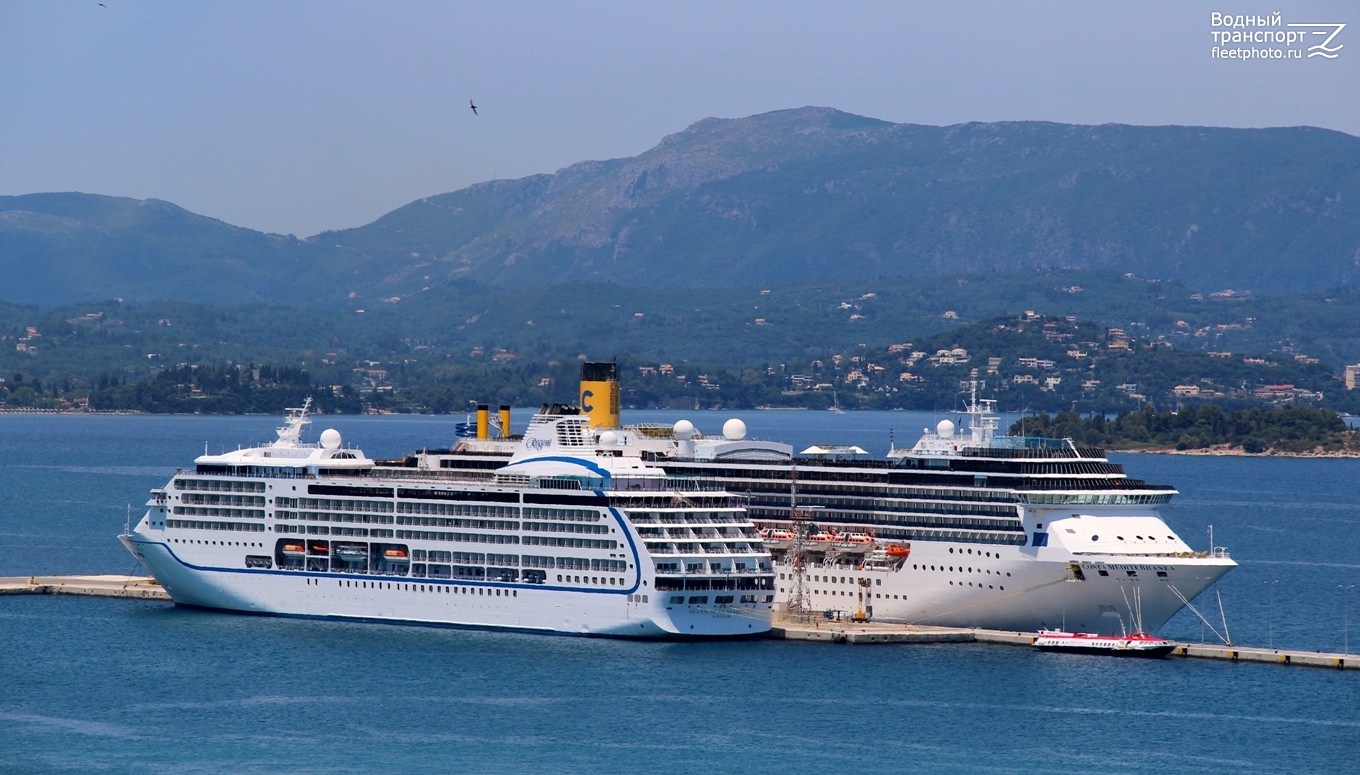 Seven Seas Mariner, Costa Mediterranea, Kristi