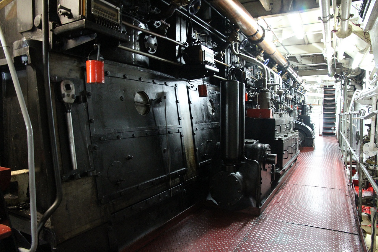 Cap San Diego. Engine Rooms