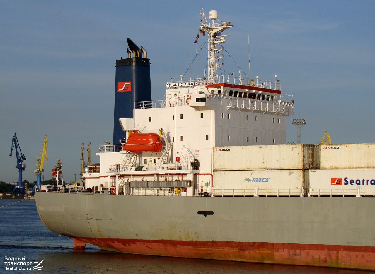 Atlantic Acanthus. Vessel superstructures