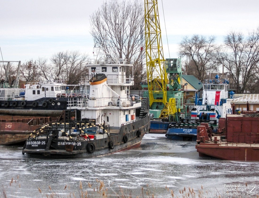 Шлюзовой-25, Плавкран-330, РТ-338