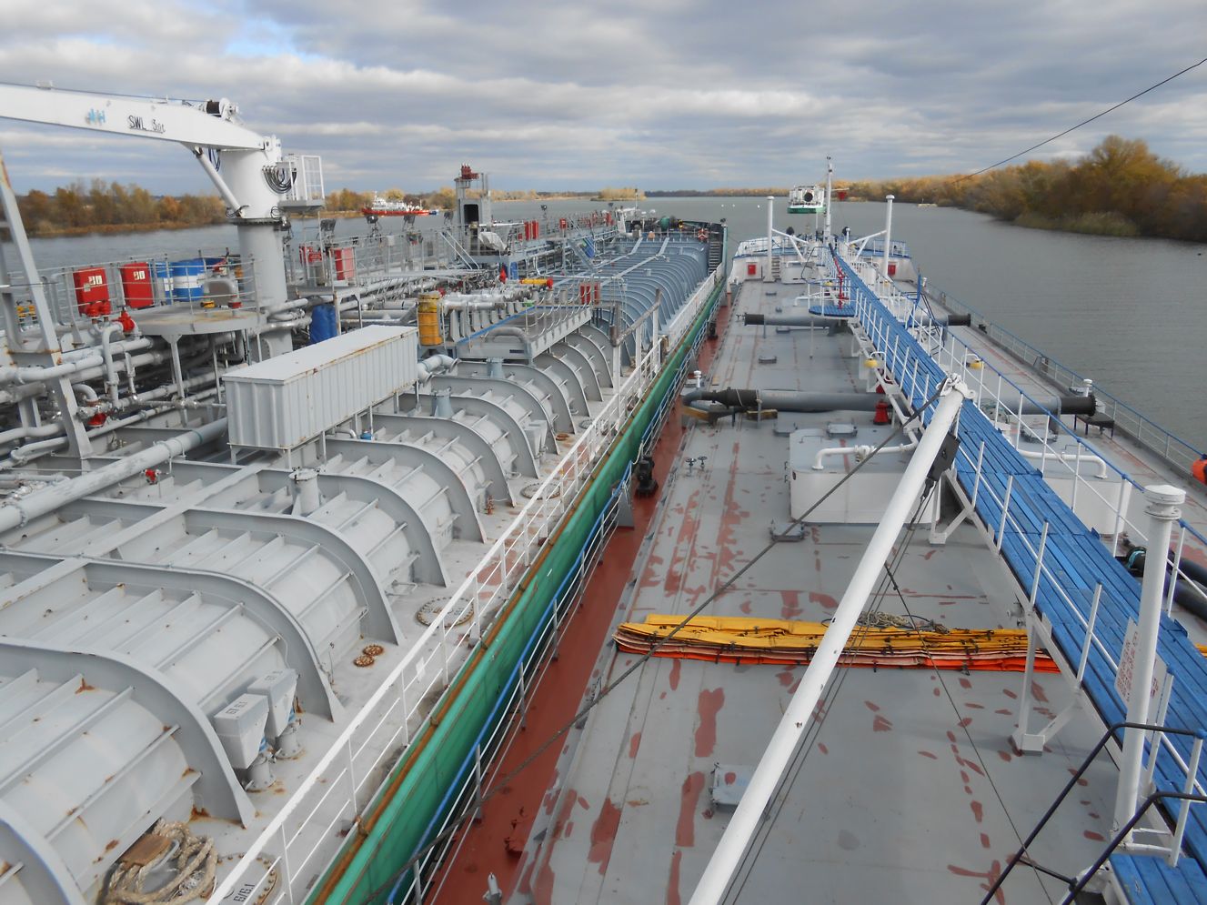 ВФ Танкер-2, Лама. View from wheelhouses and bridge wings