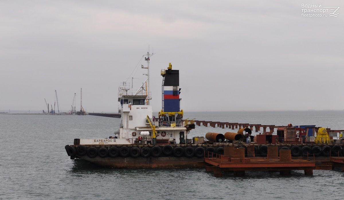 Барбарос-III. Vessel superstructures