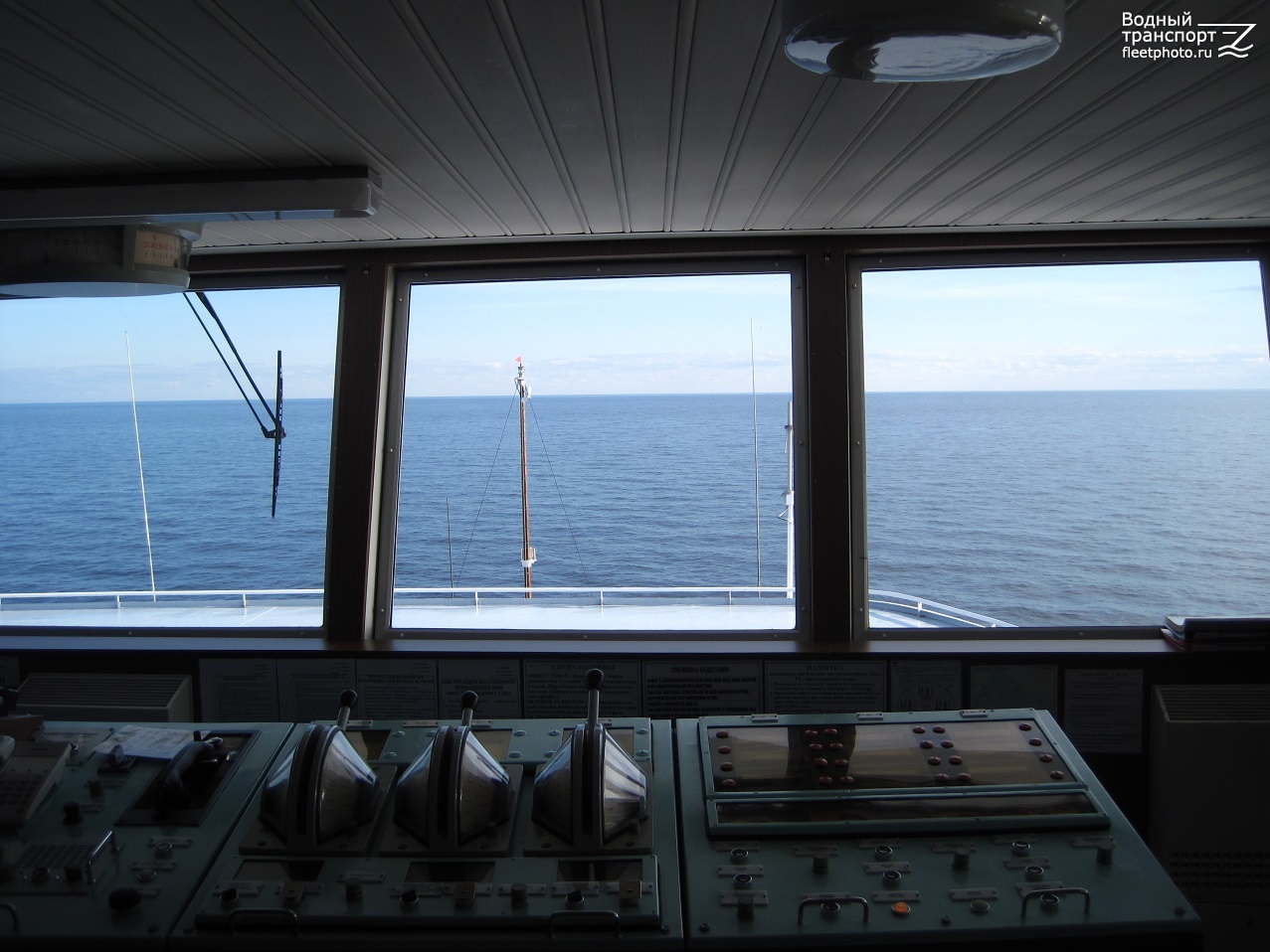 Ленин. View from wheelhouses and bridge wings