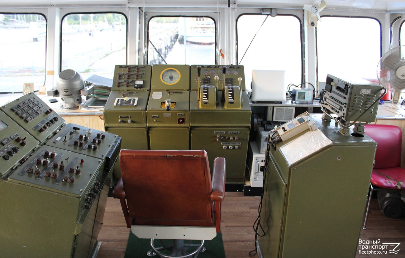 Московский-20. Wheelhouses, Control panels