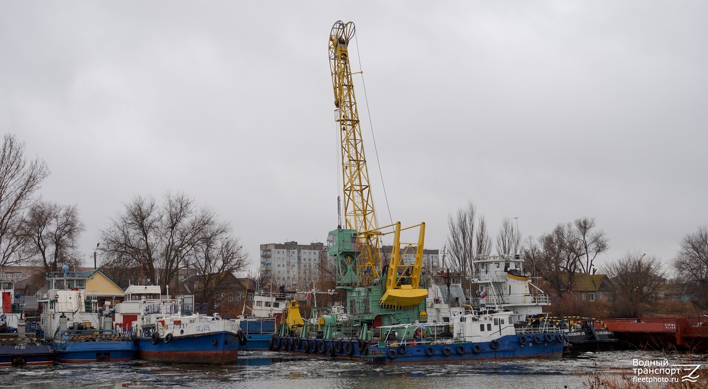 РТ-444, ОС-23, Плавкран-330, БТ-1390, Шлюзовой-25