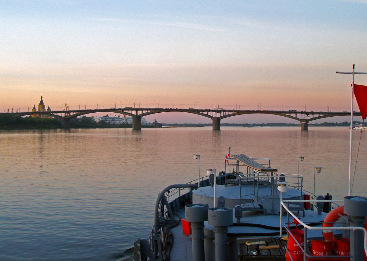 Сойка. View from wheelhouses and bridge wings