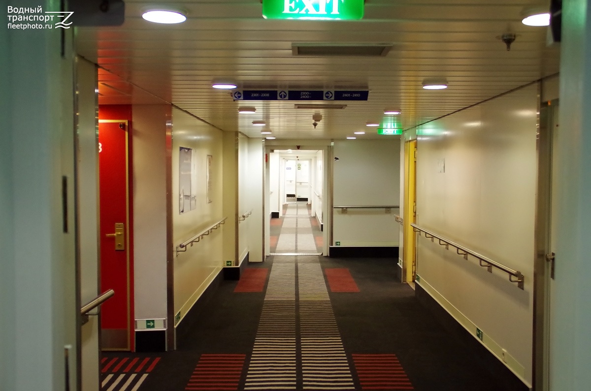 Silja Europa. Passenger Areas