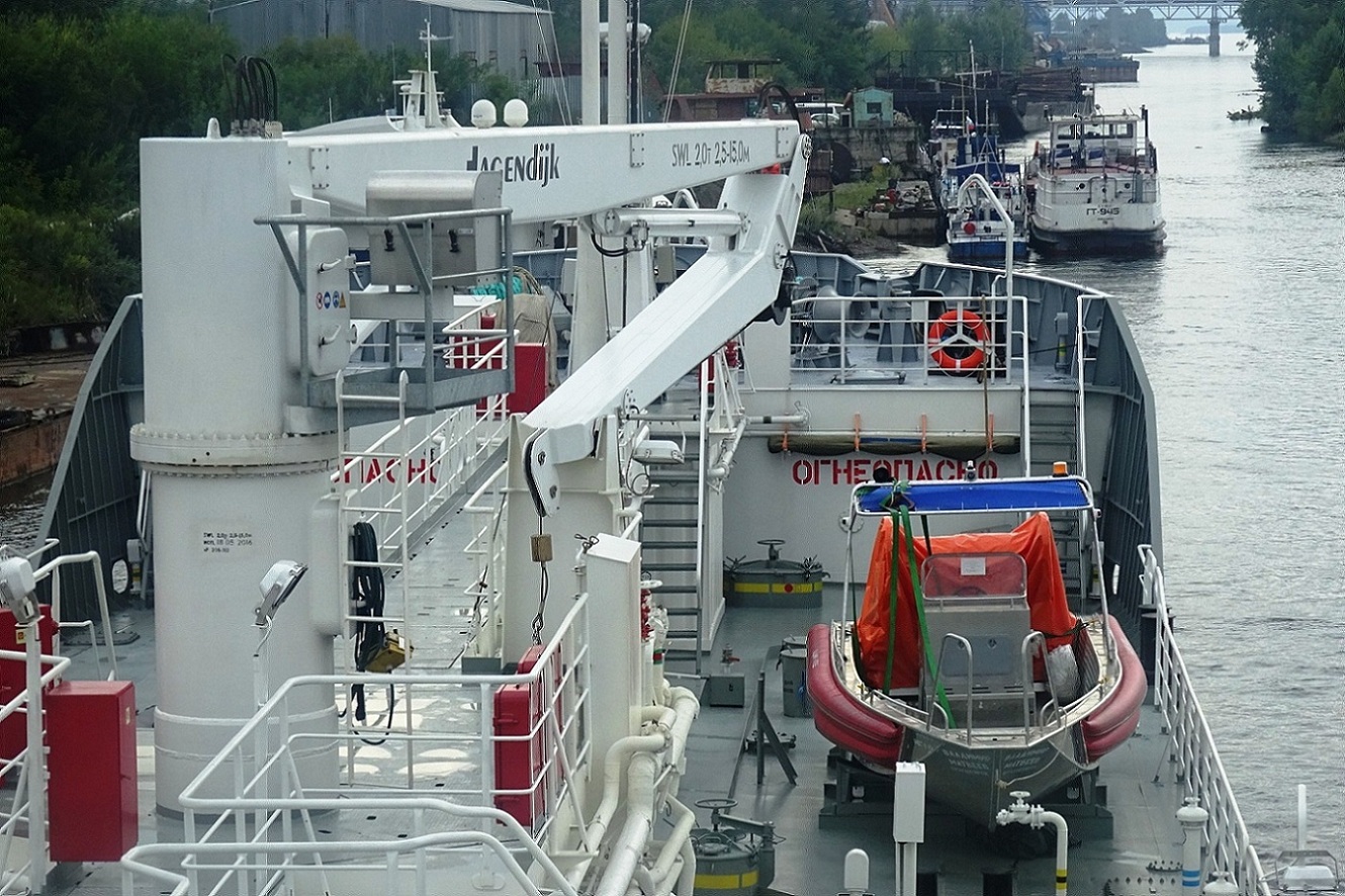 Владимир Матвеев. View from wheelhouses and bridge wings, Lifeboats