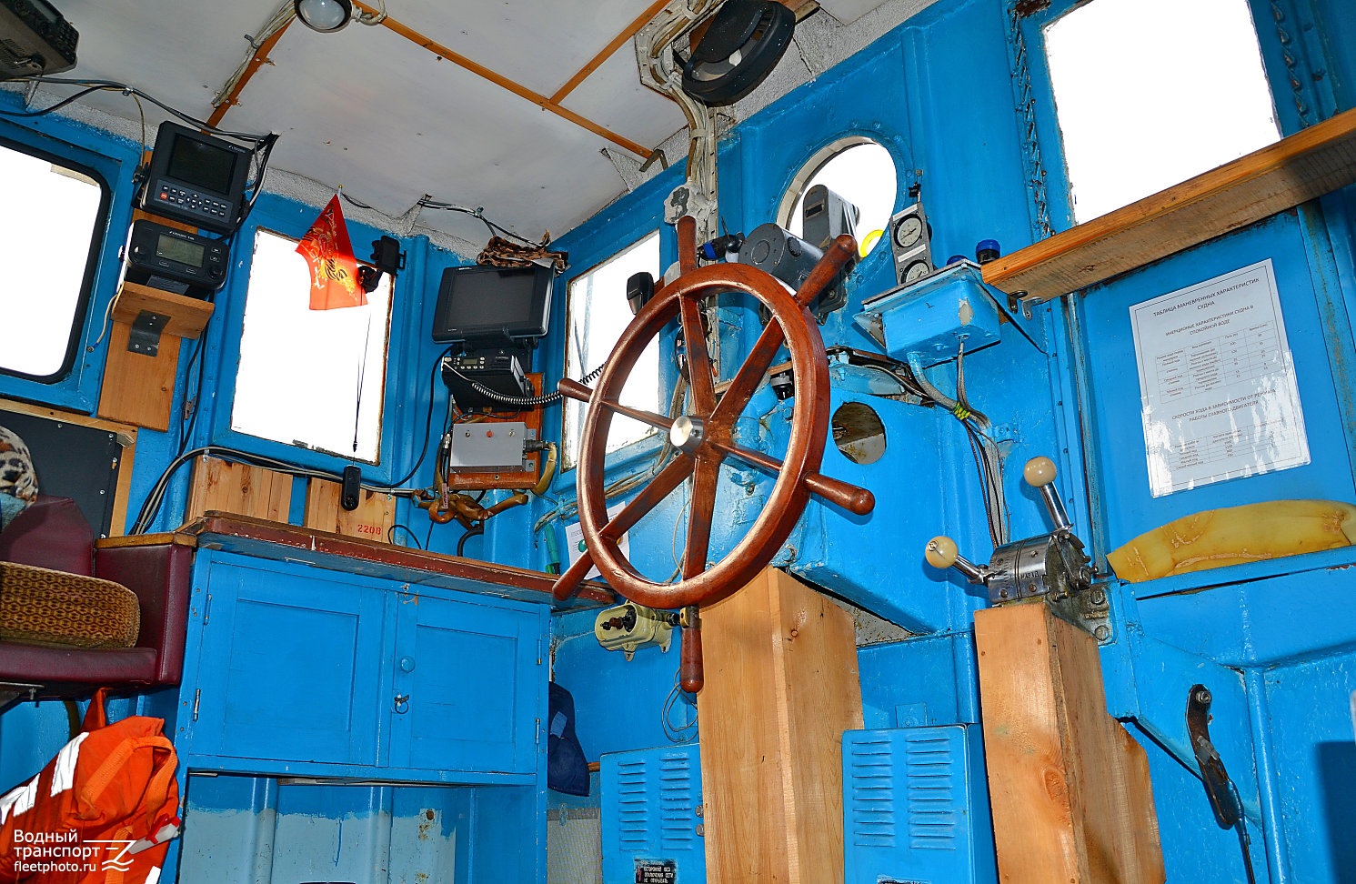 Ласточка. Wheelhouses, Control panels