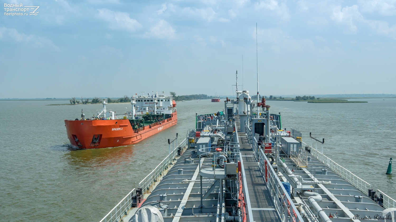 Бразерс-8, ВФ Танкер-6. View from wheelhouses and bridge wings, Deck views