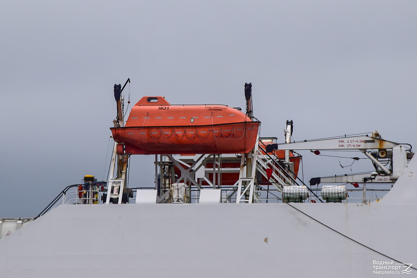 Stena Forerunner. Шлюпки и катера