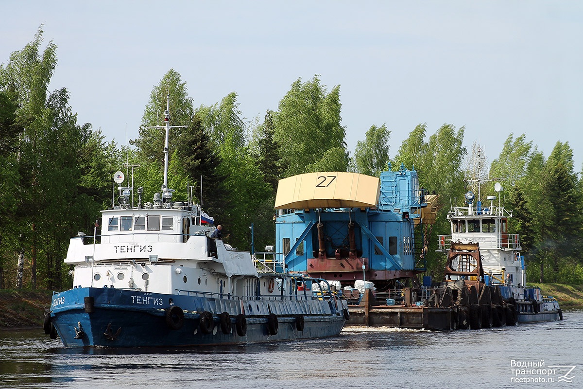 Тенгиз, Плавкран-27, Плёс