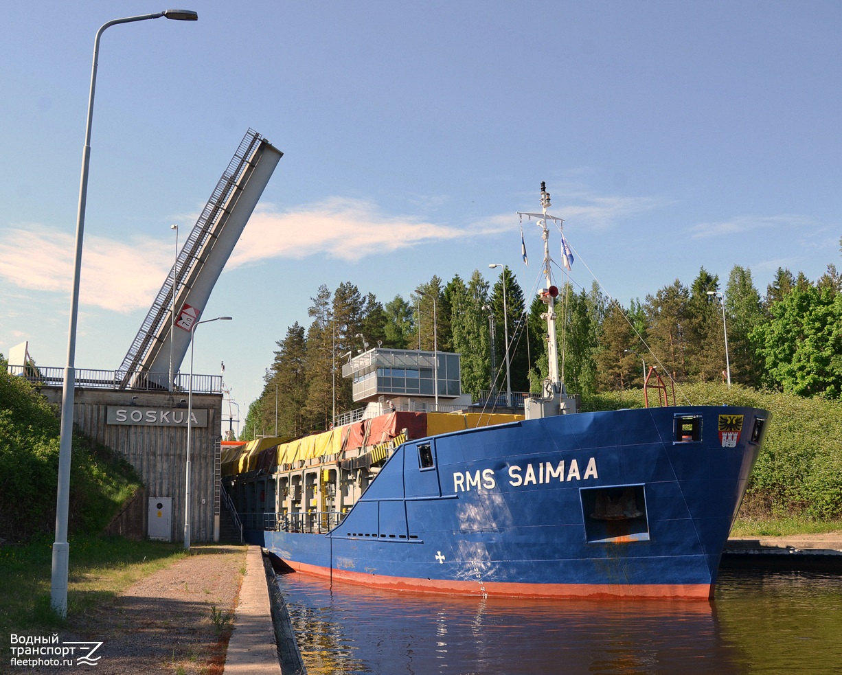 RMS Saimaa. Finland, Шлюз Соскуа