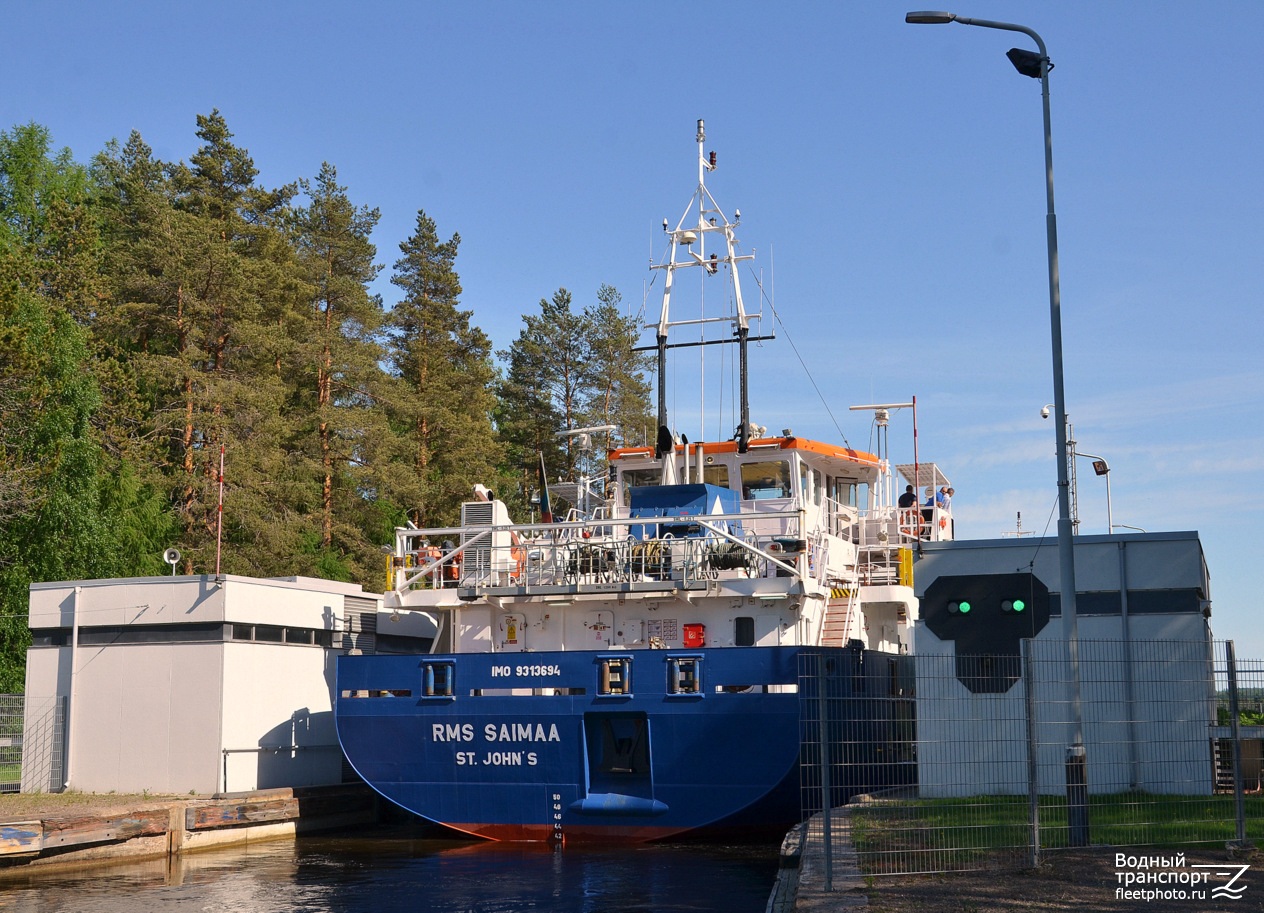 RMS Saimaa. Finland, Шлюз Соскуа