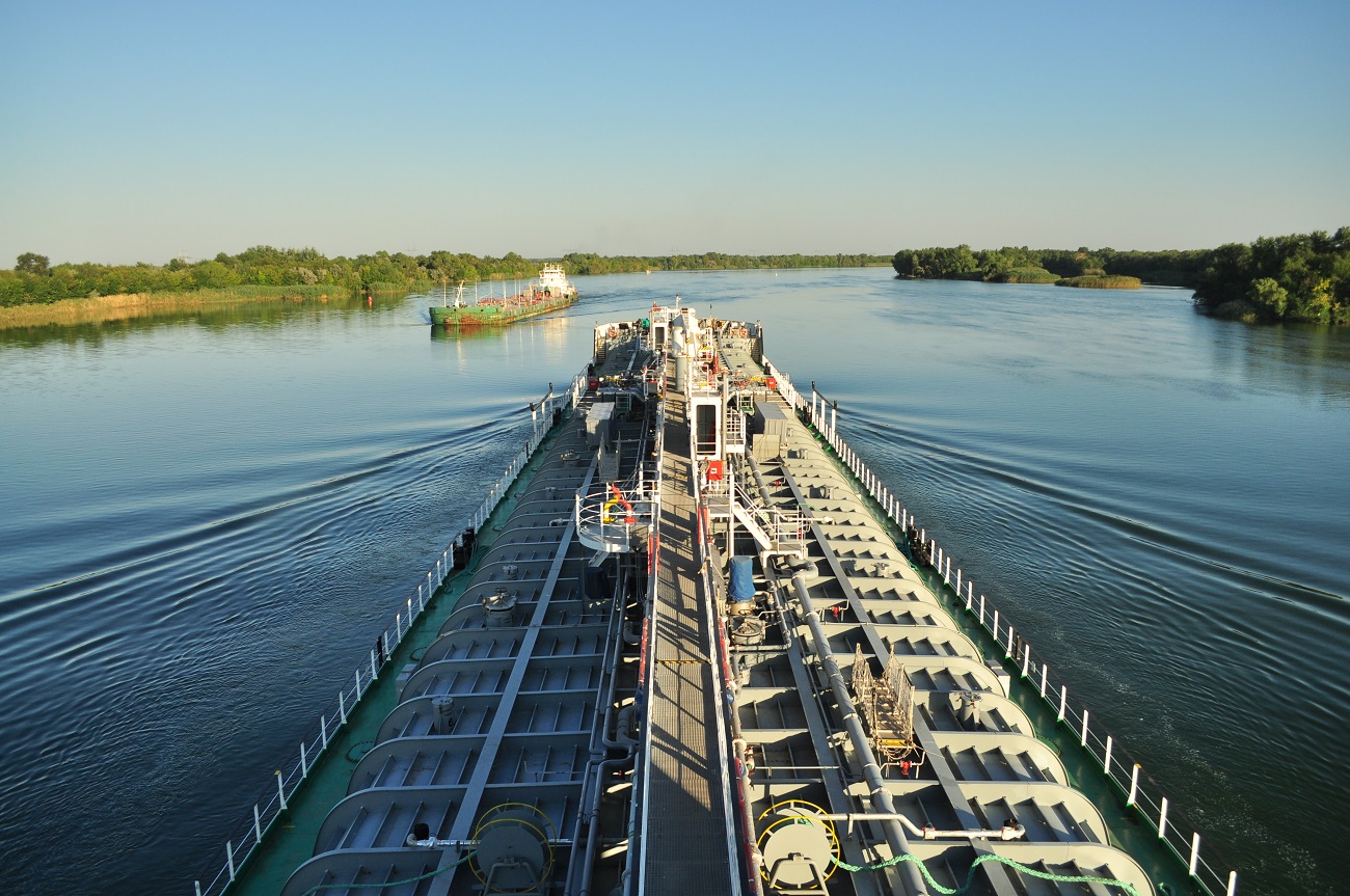 ВФ Танкер-3. View from wheelhouses and bridge wings