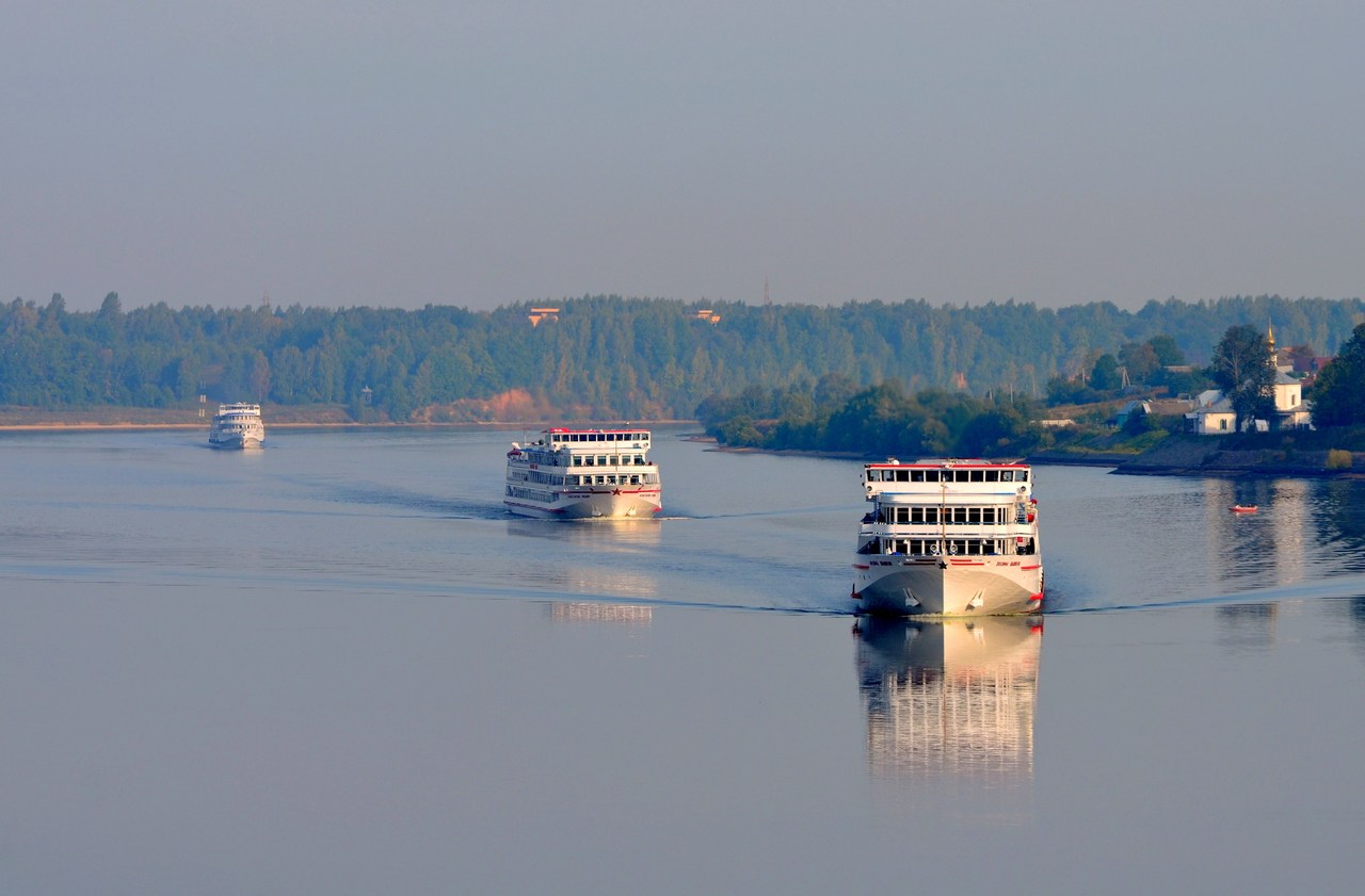 Константин Федин, Зосима Шашков. Volga River