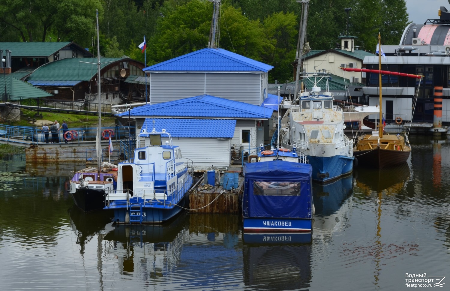 СР-3, Дебаркадер №11, Ушаковец, Ярославич, Святой Косма