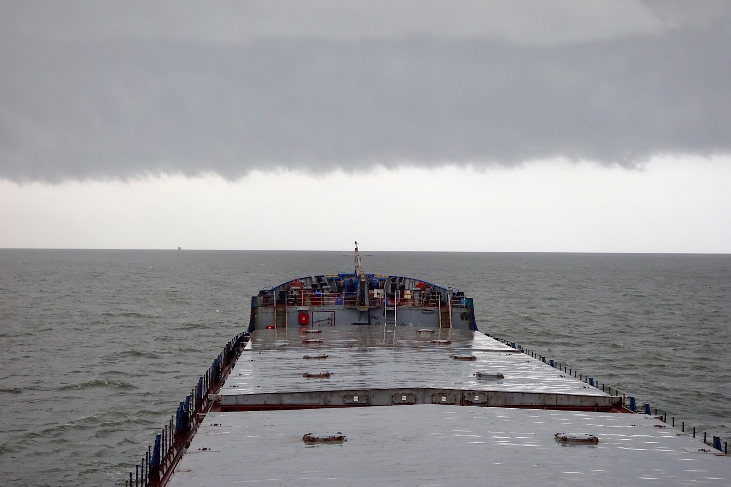 Чупа. View from wheelhouses and bridge wings