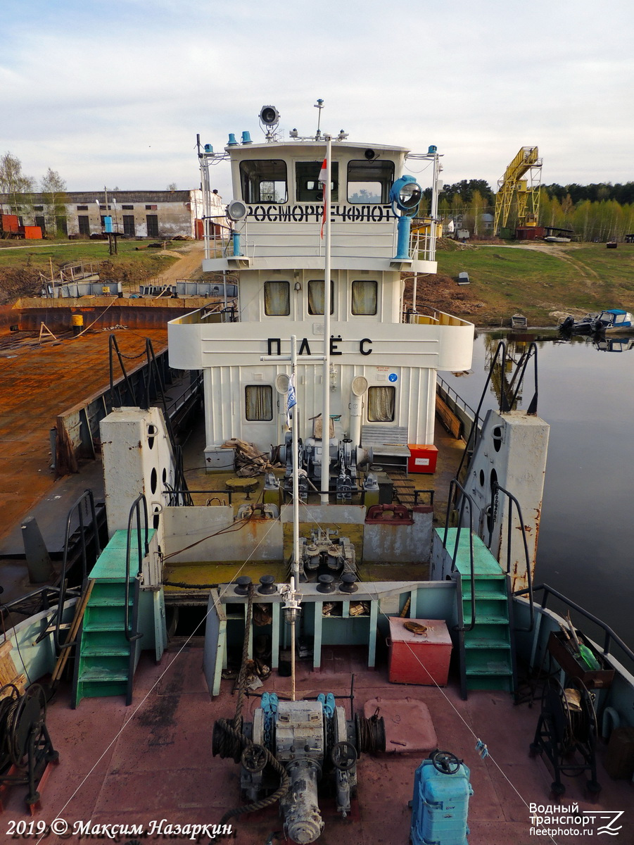 Плёс. View from wheelhouses and bridge wings