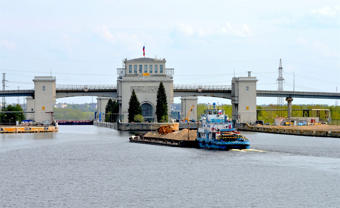 2545, Волгарь-25. Городецкий гидроузел (шлюзы №№ 13/14 и 15/16)