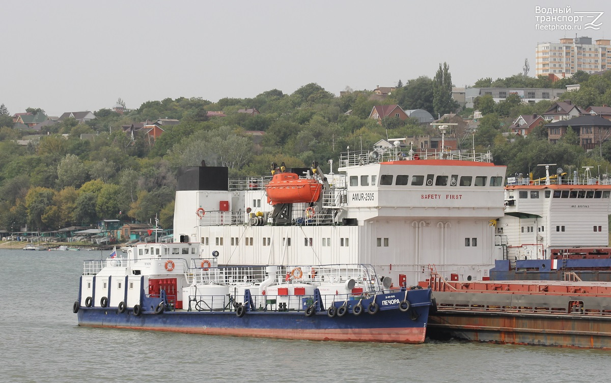 Печора, Amur-2505. Vessel superstructures