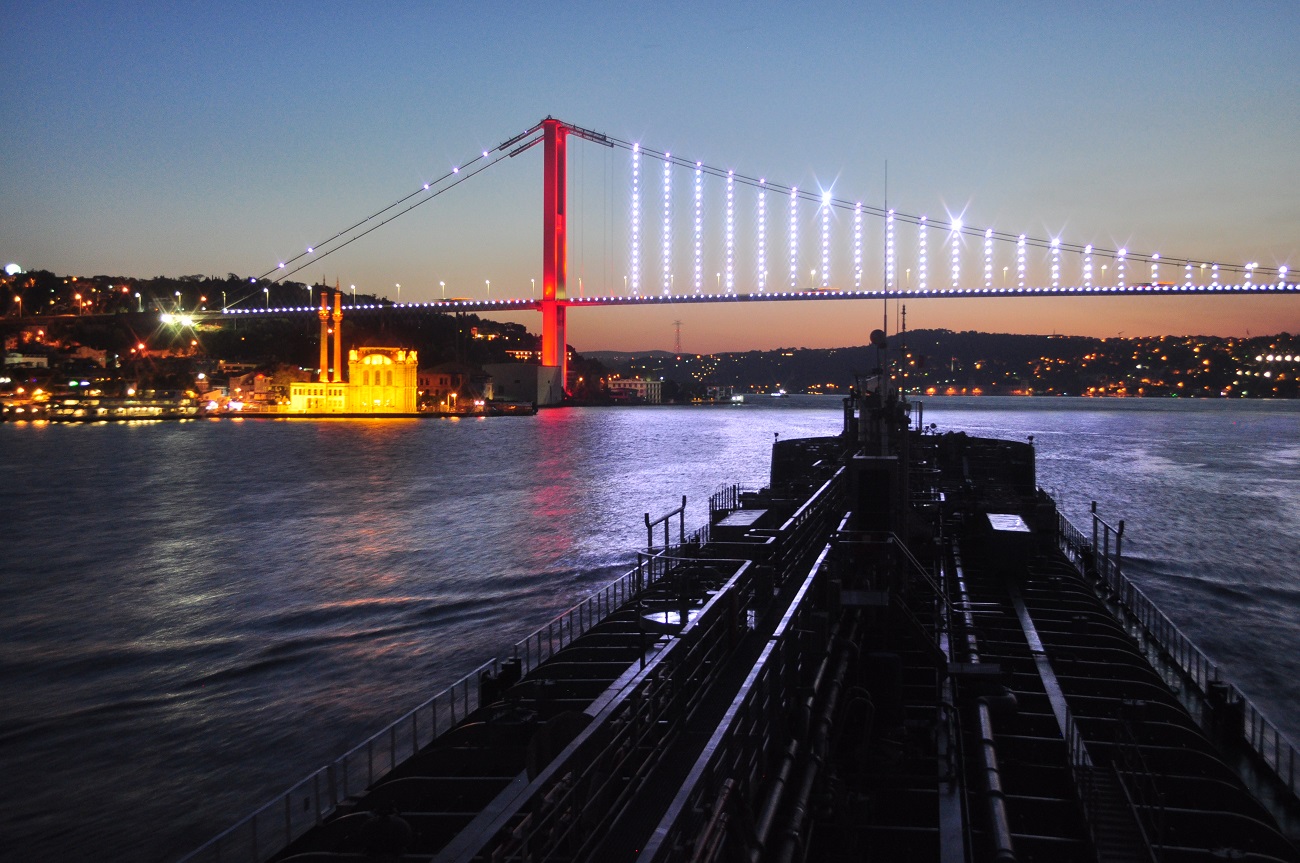 ВФ Танкер-2. View from wheelhouses and bridge wings