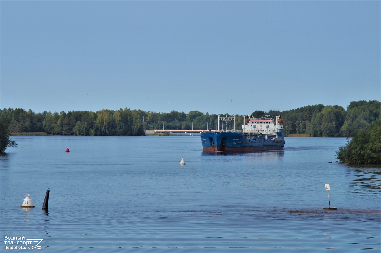 Волгонефть-217. Volga-Baltic Canal