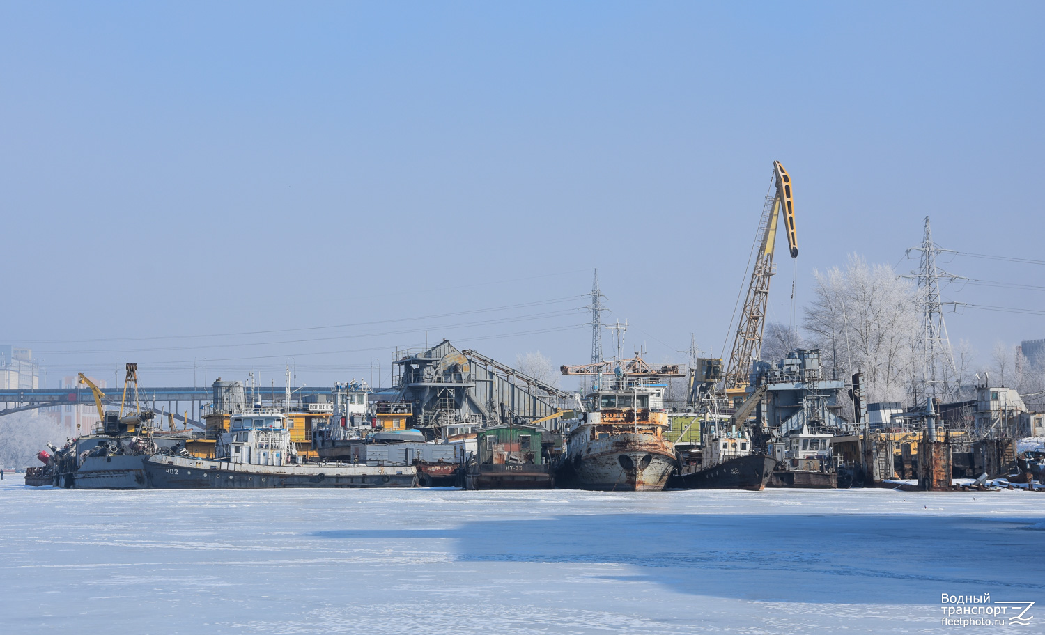 402, НТ-33, Водопад, 409, Плавкран-170