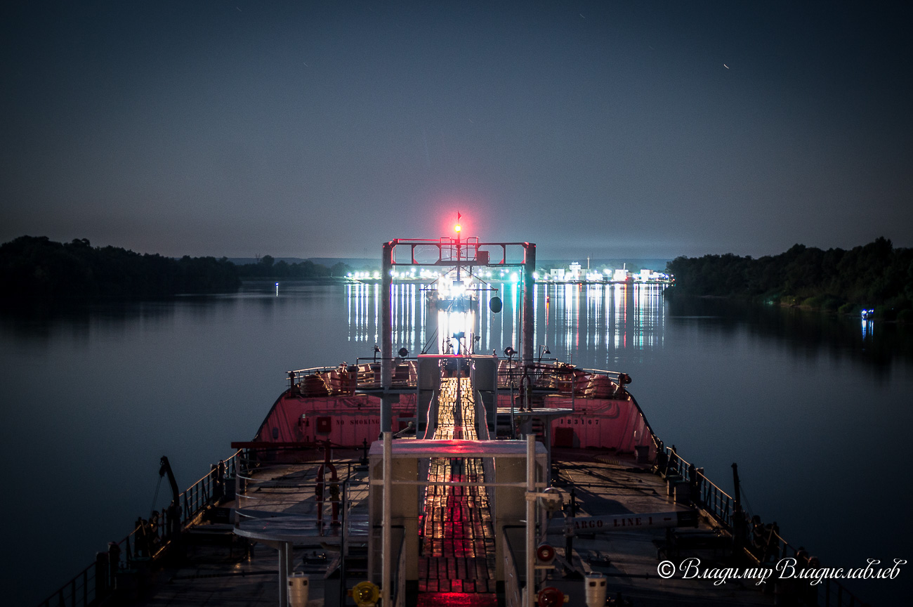 Волгонефть-261. View from wheelhouses and bridge wings