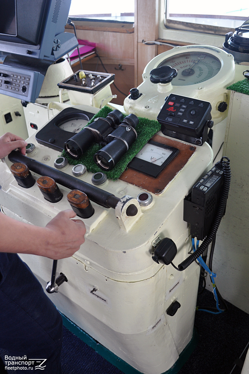 Афанасий Никитин. Wheelhouses, Control panels