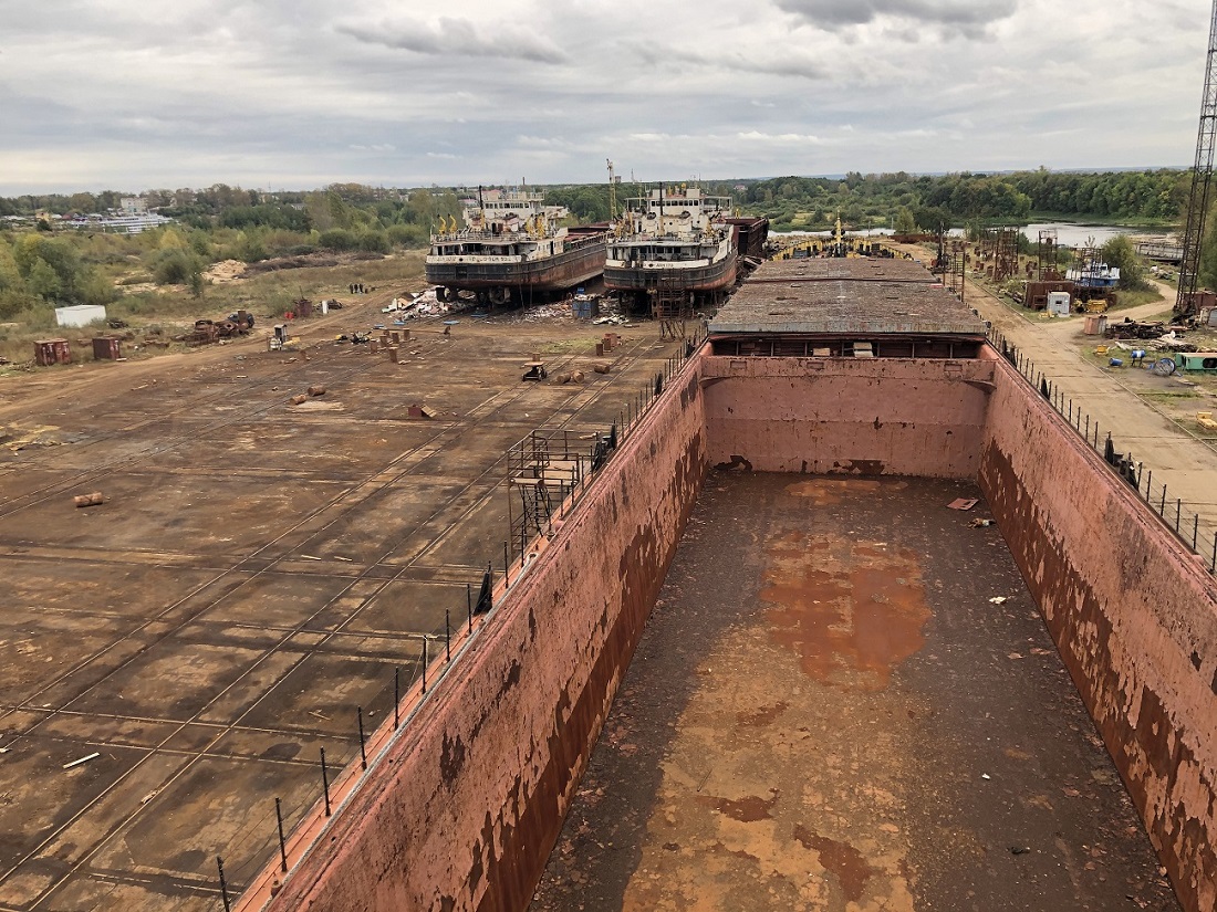 Волго-Дон 5015. View from wheelhouses and bridge wings