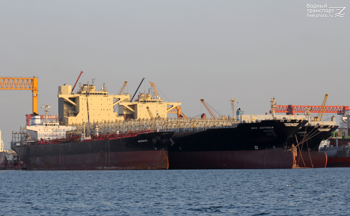 Mermaid, MSC Antigua, MSC Agadir