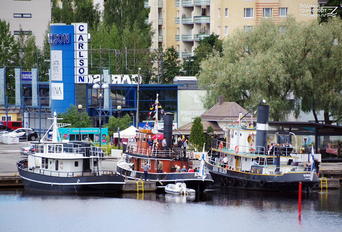 Merikotka, Arno, Hans