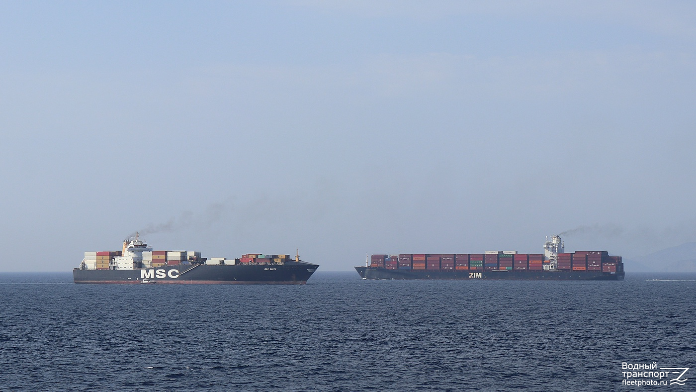 MSC Edith, ZIM Vancouver