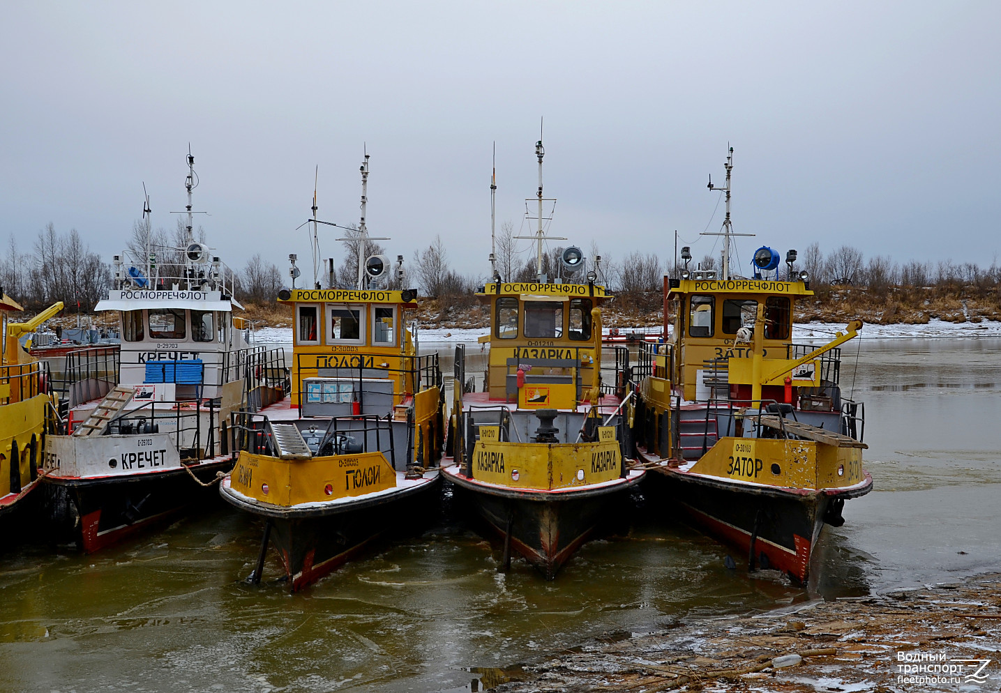 Кречет, Полой, Казарка, Затор