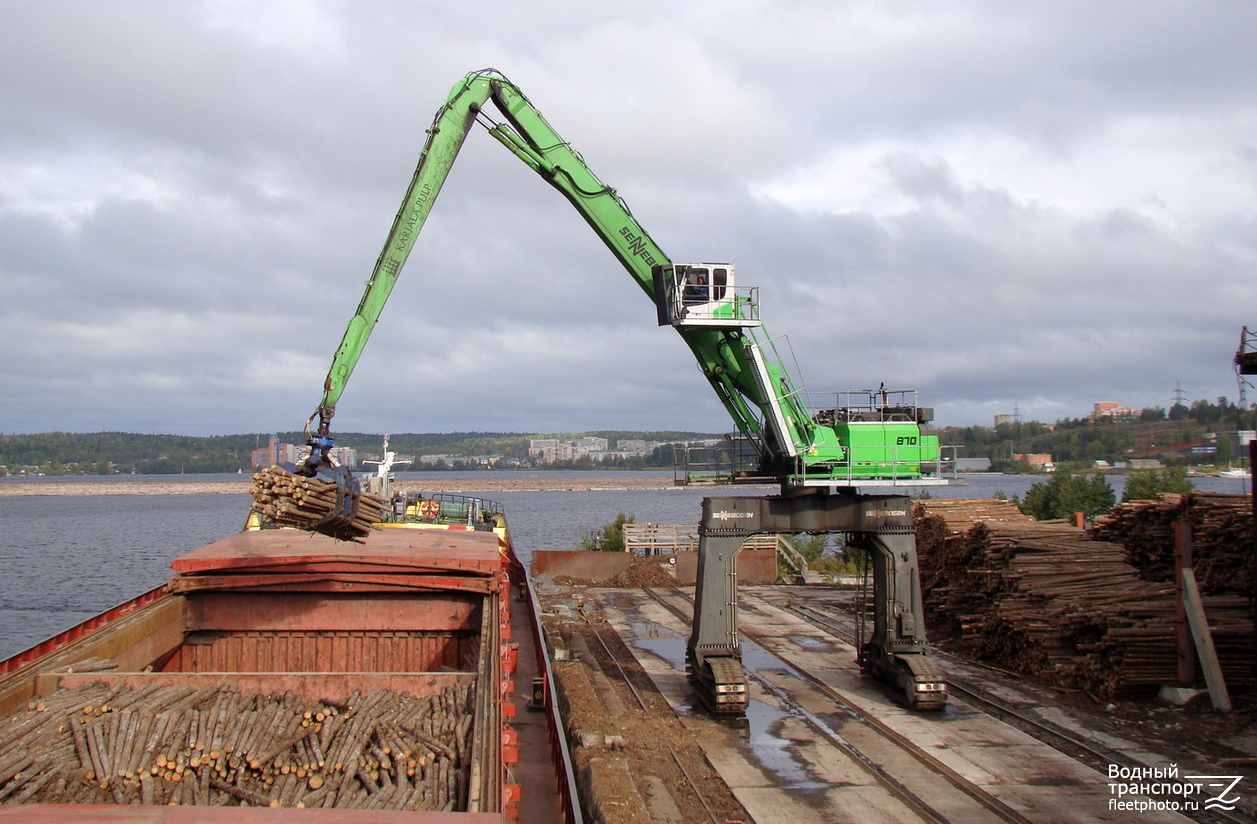 Волго-Балт 229. View from wheelhouses and bridge wings